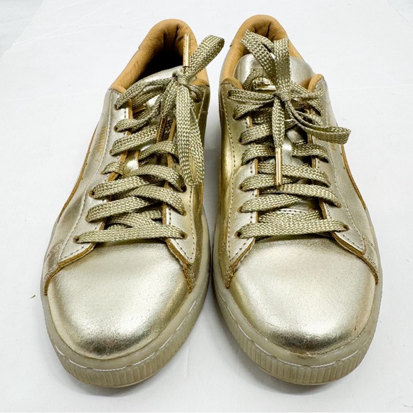 PUMA SUEDE 50TH GOLD ANNIVERSARY UNISEX SIZE 6.5C Big Kids - Picture 4 of 13